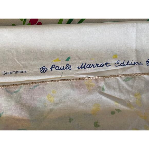 Brunschwig & Fils "Guermantes" fabric flowers vintage swatch light weight 1 yard - Picture 5 of 7